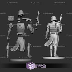 Purge Trooper STL Files Standing Starwars 3D Printing Figurine