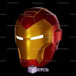 Cosplay STL Files Modular Iron Man Helmet 3D Print Wearable