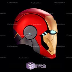 Cosplay STL Files Iron Man Model 64 Helmet 3D Print Wearable