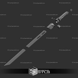 Cosplay STL Files Crypto Heirloom Sword Apex Legends 3D Print Wearable