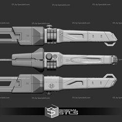 Cosplay STL Files Crypto Heirloom Sword Apex Legends 3D Print Wearable