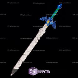 Cosplay STL Files BOTW Master Sword Damaged 3D Print Wearable