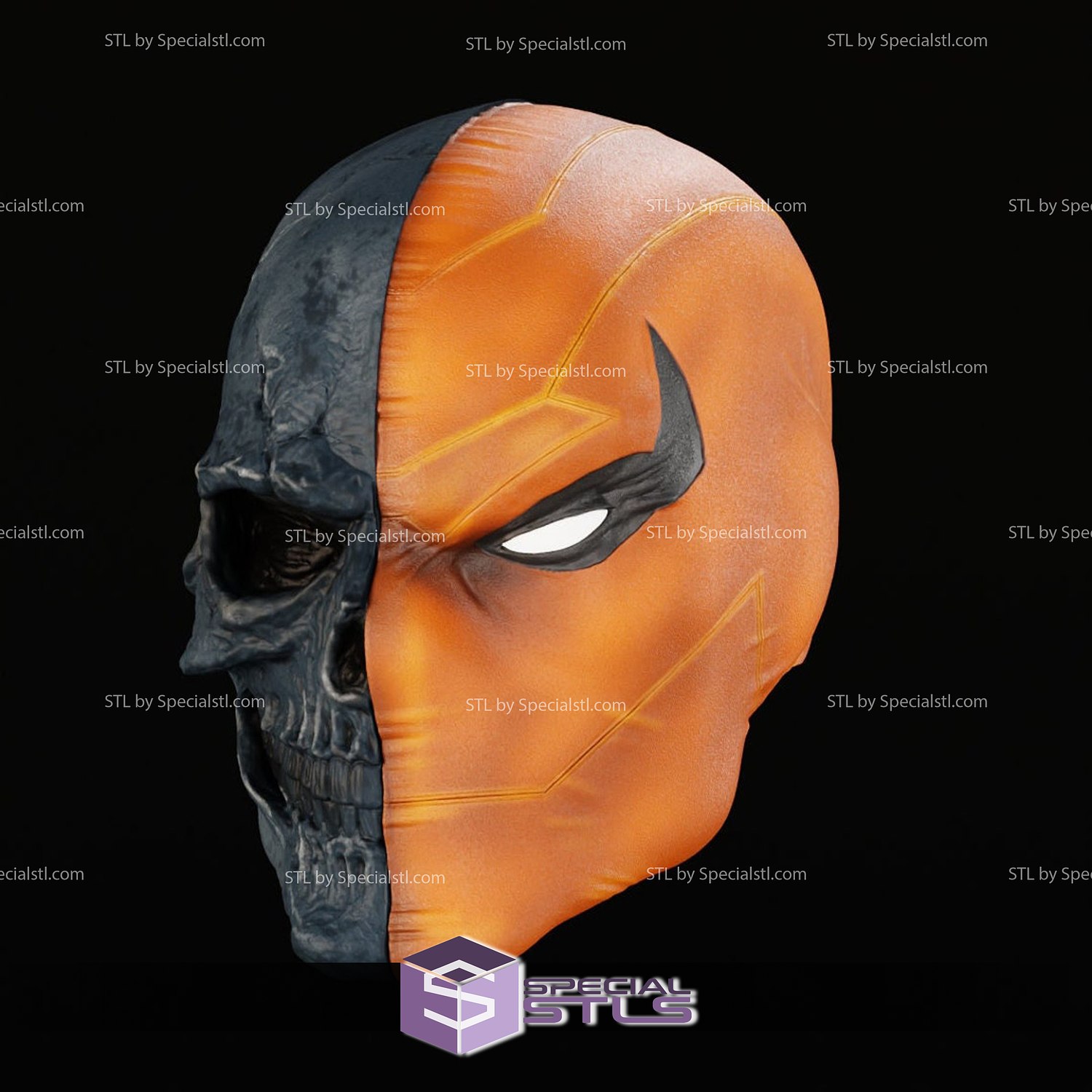 Cosplay STL Files Prime 1 Death Stroke Skull Mask 3D Print Wearable ...