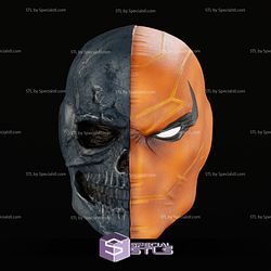 Cosplay STL Files Prime 1 Death Stroke Skull Mask 3D Print Wearable