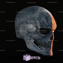 Cosplay STL Files Prime 1 Death Stroke Skull Mask 3D Print Wearable