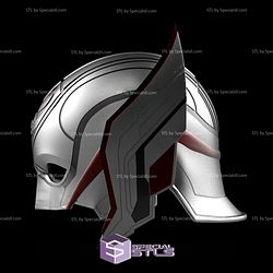 Cosplay STL Files Lady Thor Helmet From Thor Love and Thunder 3D Print Wearable