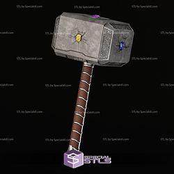 Cosplay STL Files Infinity Hammer Mjolnir Thor Hammer 3D Print Wearable