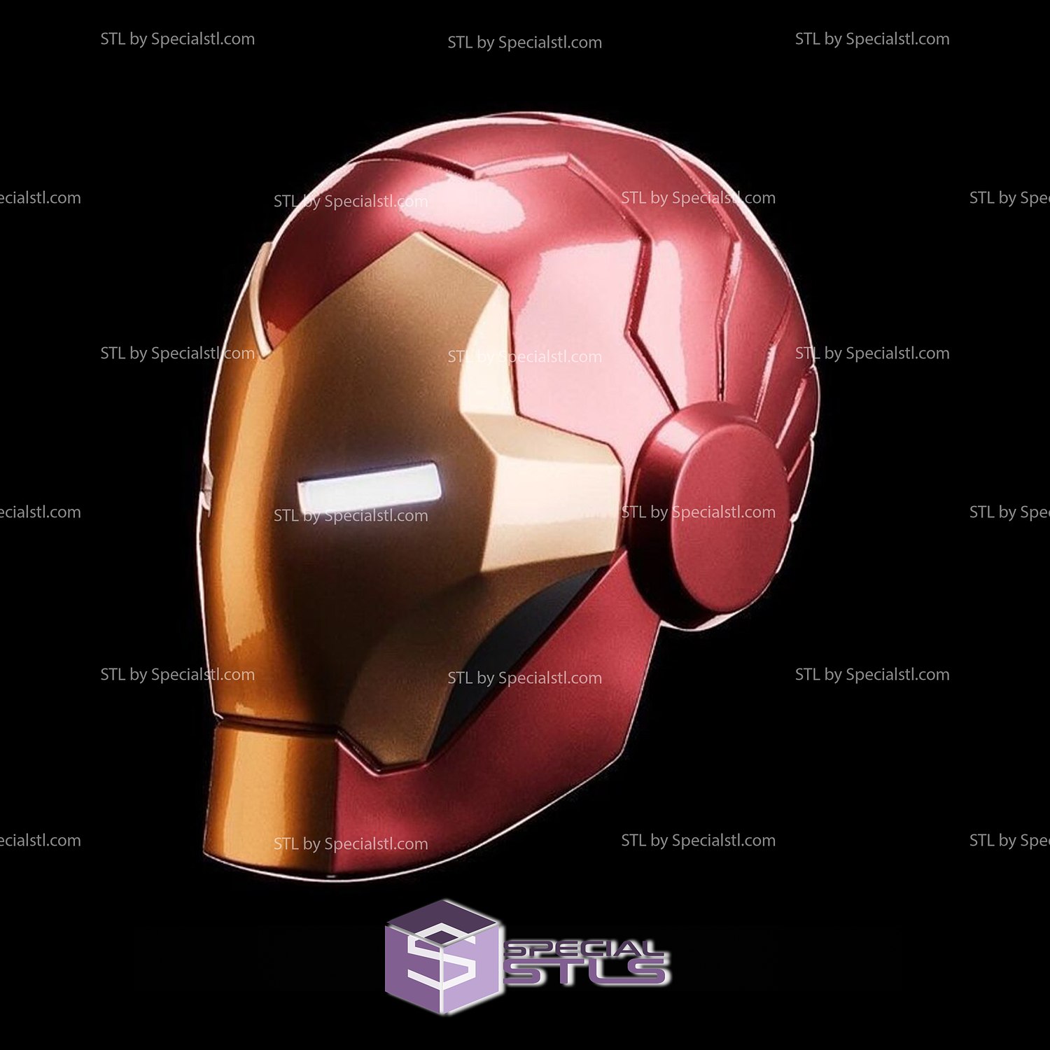 STL file Iron Man Mask 👨・Model to download and 3D print・Cults