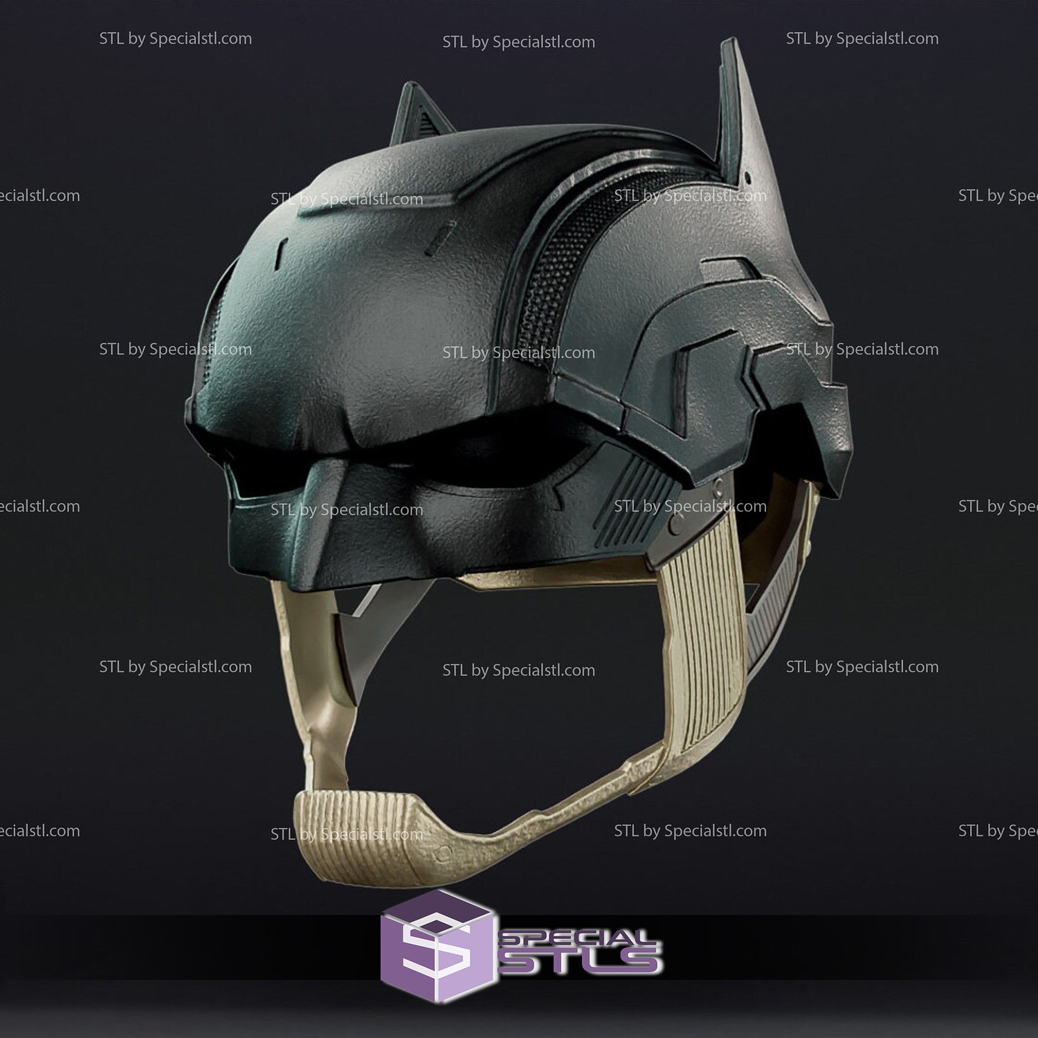 Cosplay STL Files Dark Detective Helmet Wearable 3D Print | SpecialSTL