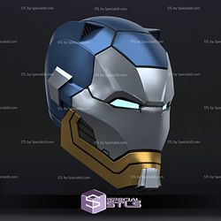 Cosplay STL Files Blastoise Iron Man Helmet Wearable 3D Print