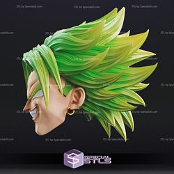 Cosplay STL Files Broly Mask Dragonball Wearable 3D Print