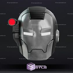Cosplay STL Files Comic War Machine Helmet Wearable 3D Print