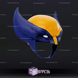 Cosplay STL Files Comic Wolverine Mask Wearable 3D Print