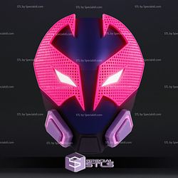 Cosplay STL Files Miles Prowler Helmet Spiderman Wearable 3D Print