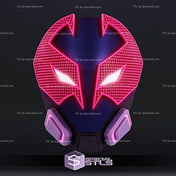 Cosplay STL Files Miles Prowler Helmet Spiderman Wearable 3D Print