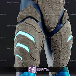 Cosplay STL Files Blue Beetle Suit V2 Wearable 3D Print