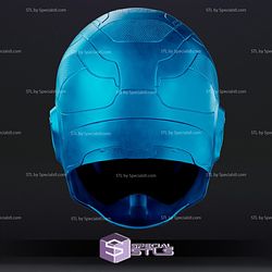 Cosplay STL Files Blue Beetle Helmet Wearable 3D Print