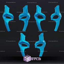 Cosplay STL Files Blue Beetle Helmet Wearable 3D Print