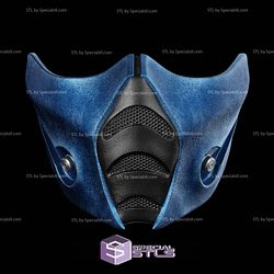 Cosplay STL Files MK9 Sub Zero Mask Wearable 3D Print
