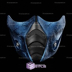 Cosplay STL Files MK9 Sub Zero Mask Wearable 3D Print