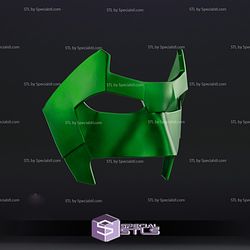Cosplay STL Files Kyle Rayner Green Lantern Mask Wearable 3D Print