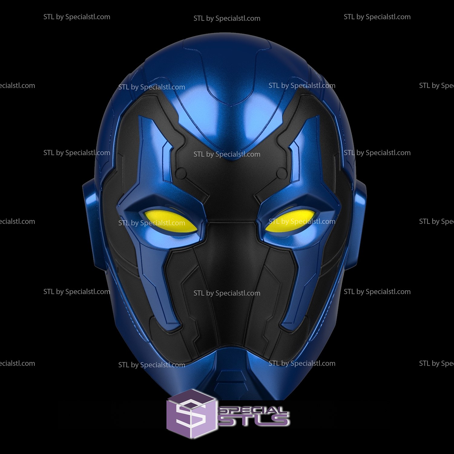 Blue Beetle Mask 3D File STL 