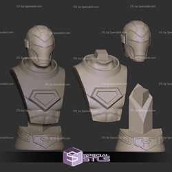 Modular Iron Man Bust STL Files 3D Printing Figurine