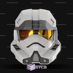 Cosplay STL Files Halo Stormtrooper Helmet 3D Print Wearable