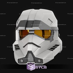 Cosplay STL Files Halo Stormtrooper Helmet 3D Print Wearable