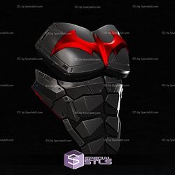 Cosplay STL Files Terminator Bat Chest 3D Print Wearable