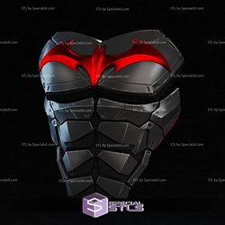 Cosplay STL Files Terminator Bat Chest 3D Print Wearable