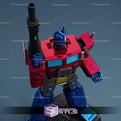 Optimus Prime Statue and Flexi STL Files Transformer 3D Printing Figurine