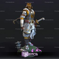 Sengoku White Ranger STL Files 3D Printing Figurine