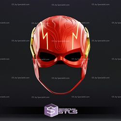 Cosplay STL Files The Flash Helmet V2 STL Files Wearable 3D Print