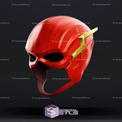 Cosplay STL Files The Flash Helmet V2 STL Files Wearable 3D Print