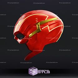 Cosplay STL Files The Flash Helmet V2 STL Files Wearable 3D Print