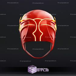 Cosplay STL Files The Flash Helmet V2 STL Files Wearable 3D Print