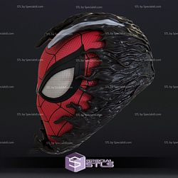 Cosplay STL Files Venom Spiderman Mask 3D Print Wearable