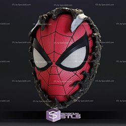 Cosplay STL Files Venom Spiderman Mask 3D Print Wearable