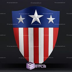 Cosplay STL Files WW2 Captain America Shield Wearable 3D Print