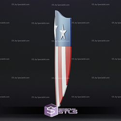 Cosplay STL Files WW2 Captain America Shield Wearable 3D Print