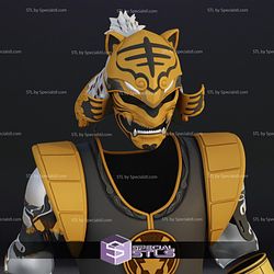 Cosplay STL Files Sengoku White Ranger Suit 3D Print Wearable