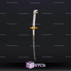 Cosplay STL Files Sengoku White Ranger Swords 3D Print
