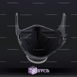 Cosplay STL Files Smoke Mask MK1 Mortal Kombat Wearable 3D Print