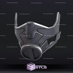 Cosplay STL Files Smoke Mask MK1 Mortal Kombat Wearable 3D Print