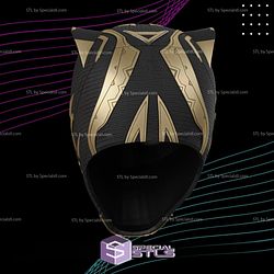 Cosplay STL Files Shuri Black Panther Mask 3D Print Wearable