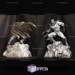 Batman in Action V2 3D Printing Model STL Files