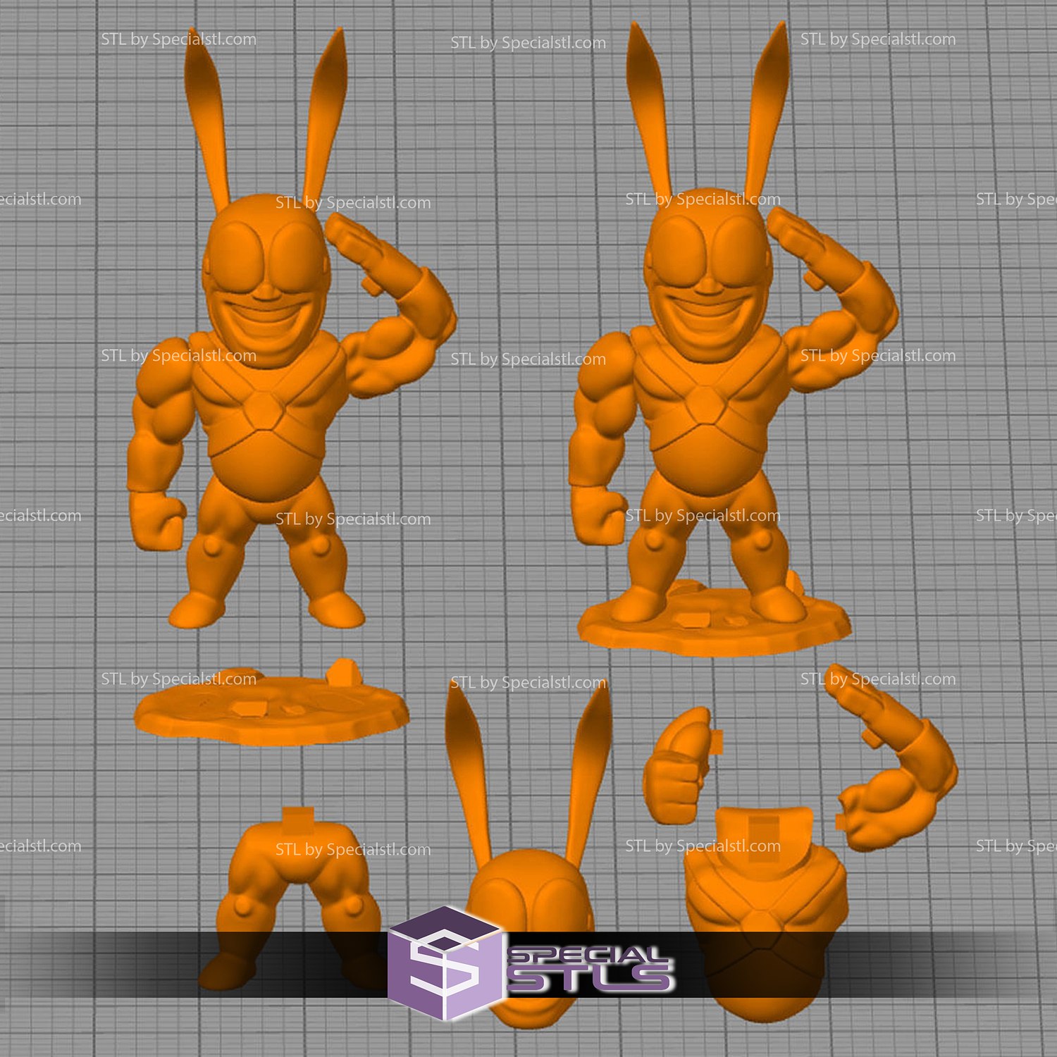 3D file FNAF / Five Nights at Freddy's Easter Bonnie Files For