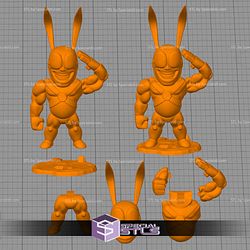 Chibi STL Collection - Arthur 3D Printing Figurine The Tick STL Files