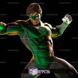 Green Lantern Hal Jordan Poisng 3D Printing Figurine DC STL Files